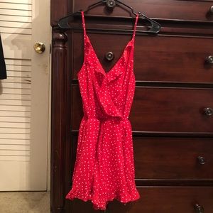 Polka dot romper